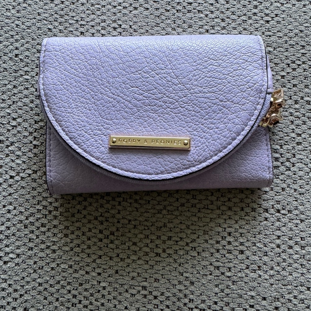 Poppy & Peonies Marguax Wallet - Violet